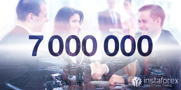 Plus de 7 000 000 traders ont choisi InstaForex!